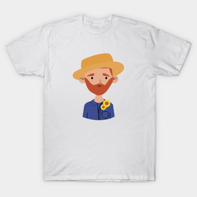 Vincent Van Gogh T-Shirt by Creotumundo